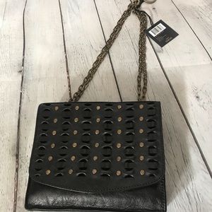 FRYE JADE STUDDED CROSSBODY/SHOULDER LEATHER BAG